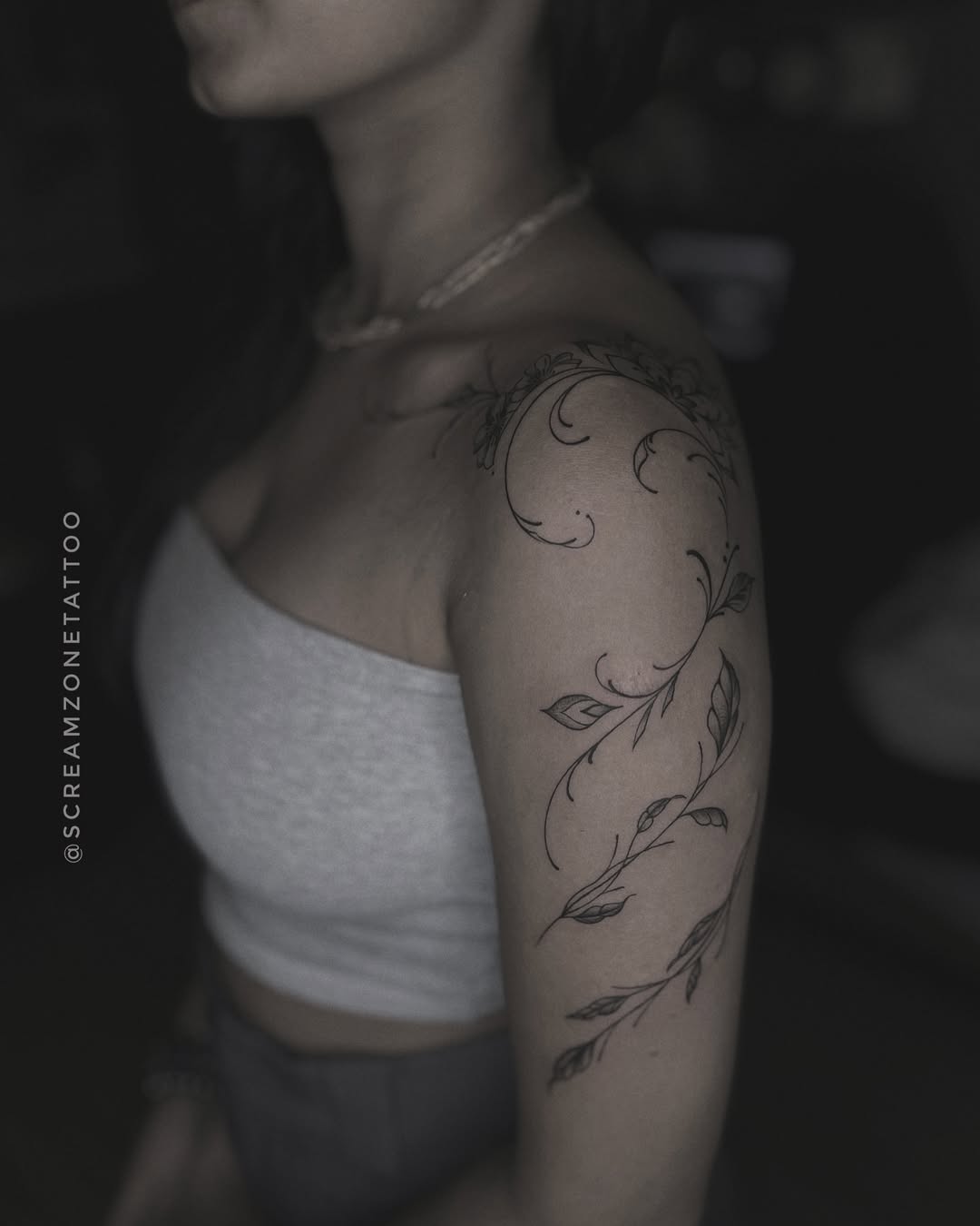 floral tattoo symmetry mandala balance tattoo