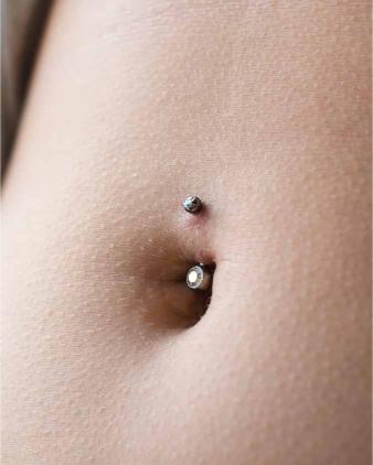 Belly piercing at the Screamzonetattoo piercing shop in Ghatkopar Mumbai