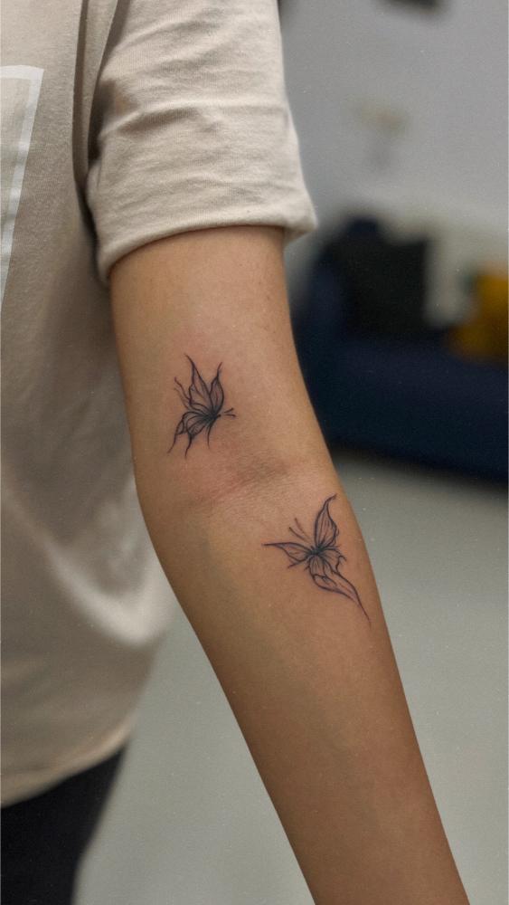 Butterfly tattoo, Screamzonetattoo tattoo studio in Mumbai