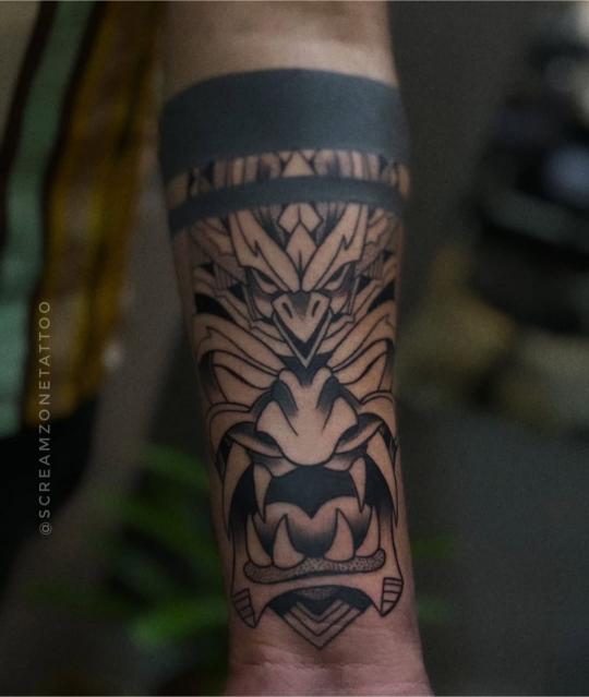 Japan Armband tattoo, Screamzonetattoo tattoo studio in Mumbai