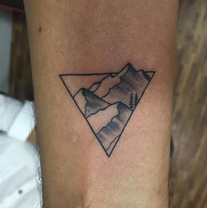 Mountain Travel tattoo, Screamzonetattoo tattoo studio in Mumbai