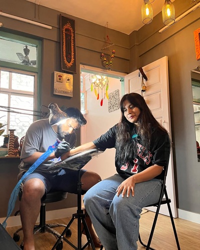 Tattoo artist working at Screamzonetattoo Mumbai