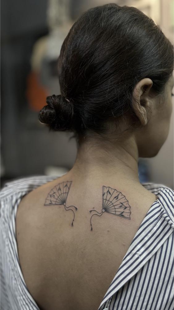 Portrait realism tattoo at tattoo studio in Chembur