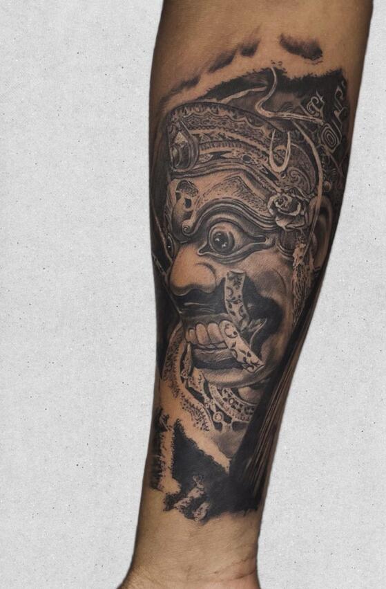 Tattoo studio work at tattoo shop in Chembur