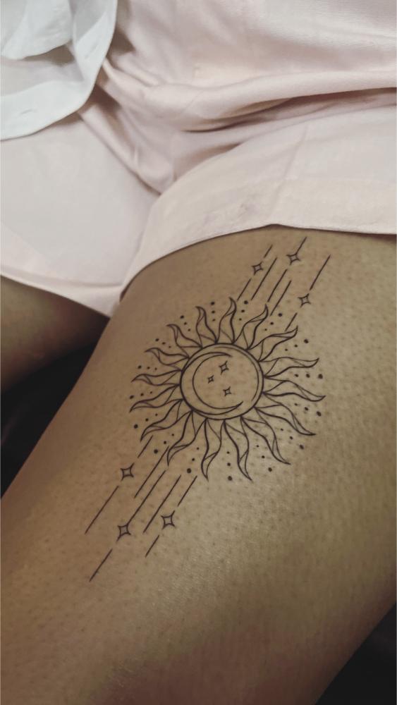 Legs tattoo, Screamzonetattoo tattoo studio in Mumbai