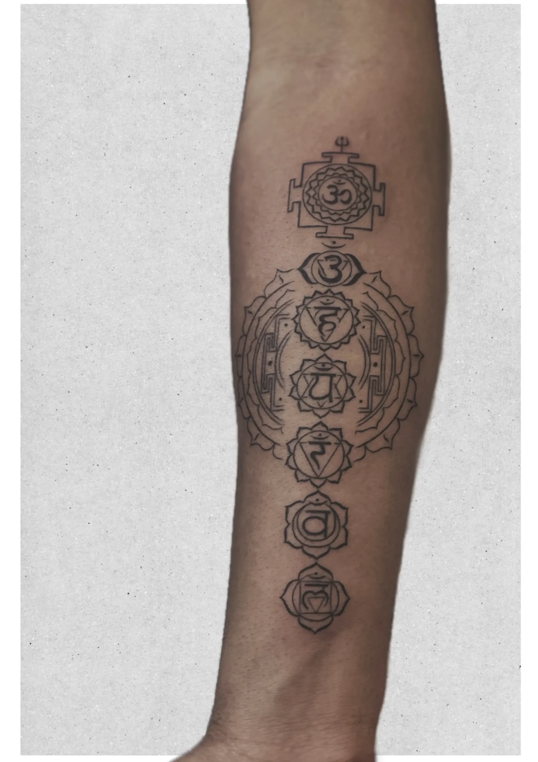 Chakras tattoo design and meaning - Lettering, Spiritual tattoo by Screamzonetattoo, Ghatkopar Mumbai