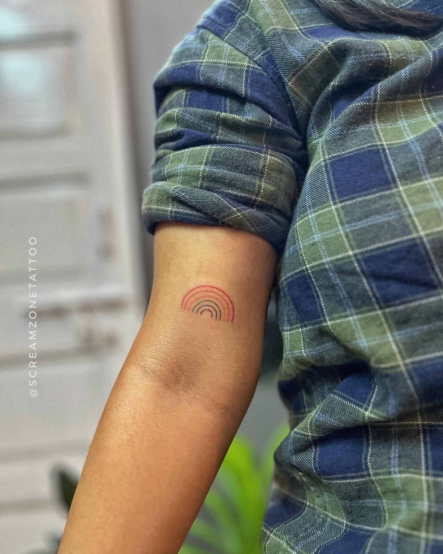 Rainbow Pride tattoo design and meaning - Colour, Nature, Tattoo for Women, Minimal, Travel tattoo by Screamzonetattoo, Ghatkopar Mumbai