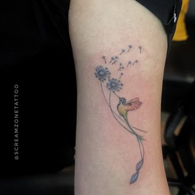 “Where dandelions and bird intertwine”Artist - @ashish_g_screamzone Book your appointment or fre (1)